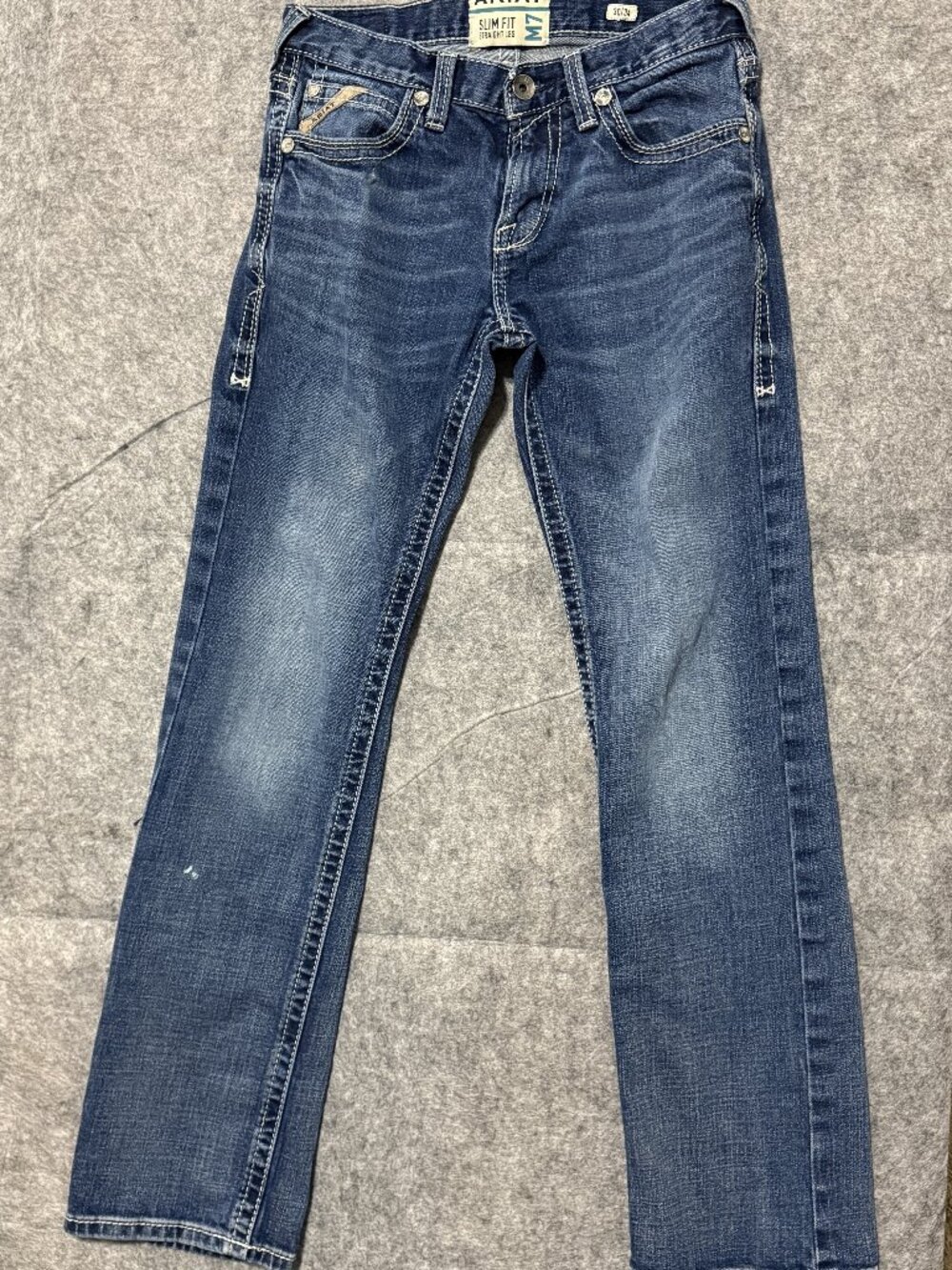 Ariat M7 Jeans - Tag 30x34 Fit 30x33 - Slim Straight Leg - Silverton Coltrane
